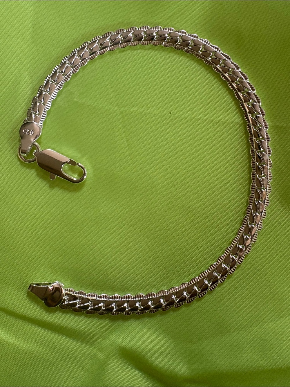 Sterling Silver Double Chain Bracelet